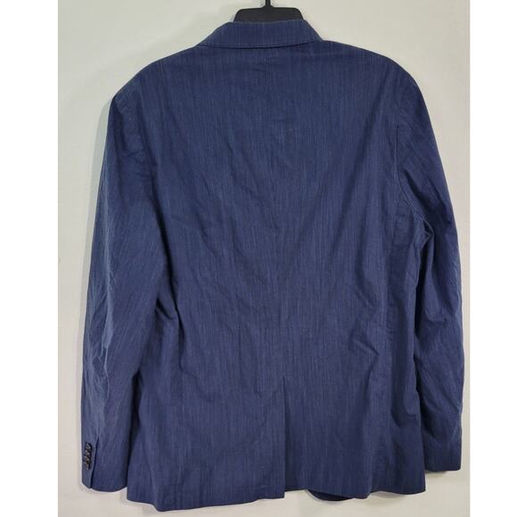 Banana Republic Mens Blazer Size 42R Blue 2 Button Slim Fit Blazer Modern Office - Picture 3 of 11